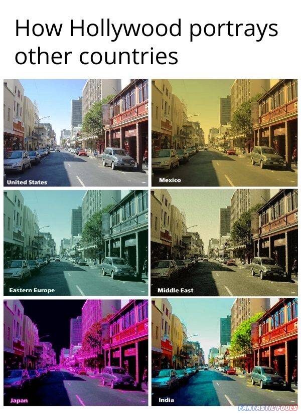 How Hollywood portrays other countries